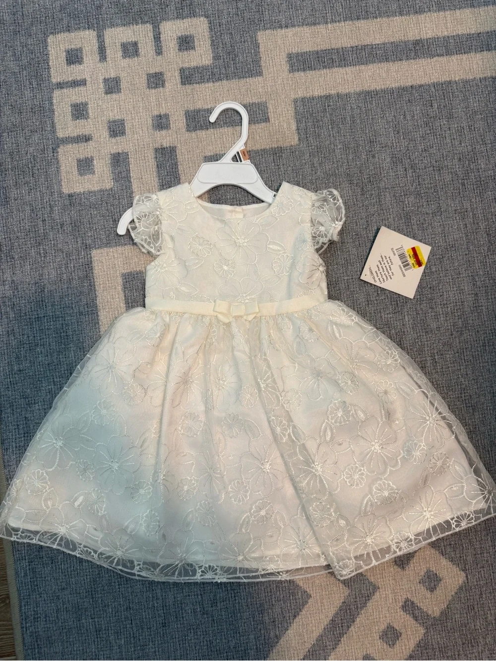Classic Ivory Lace Party Dress for Girls